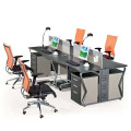 Mobilier de bureau contemporain bureau poste de travail pour 6 personnes